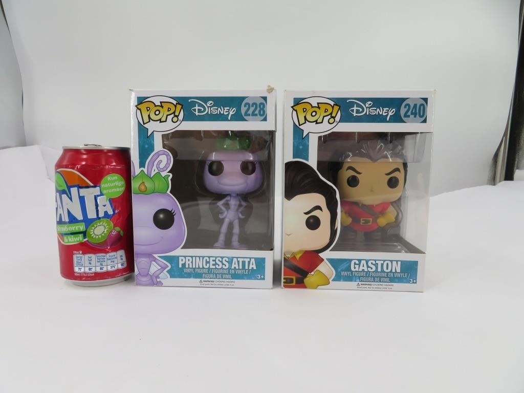 2 figurines Funko Pop Disney