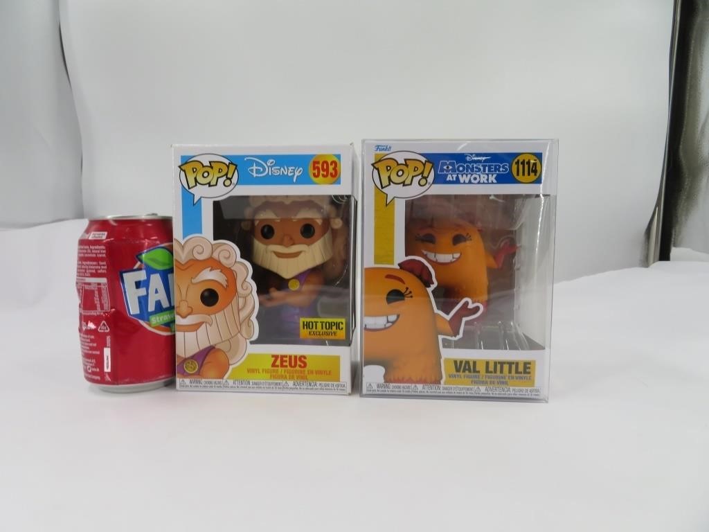 2 figurines Funko Pop Disney