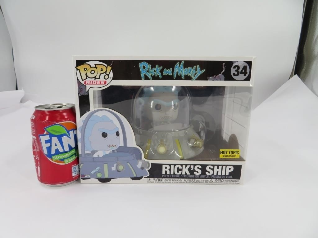 Gros Funko Pop #34, Rick's Ship '' Exclusive ''