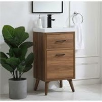 Elegant Furniture and Lighting Vanity Cabinet