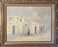 1980 southwestern oil painting