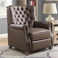 FB3551   Tufted Recliner Brown