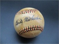 Christy Mathewson Signed Official League Baseball