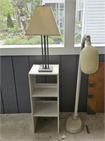 Iron Table Lamp, Shelf, Floor Lamp