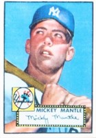 CERAMIC MICKEY MANTLE  BASEBALL CARD