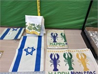 Placemats yard flags and table cloth