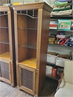Lighted Glass Shelves Cabinet