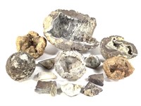 Group of Geodes Polished & Raw