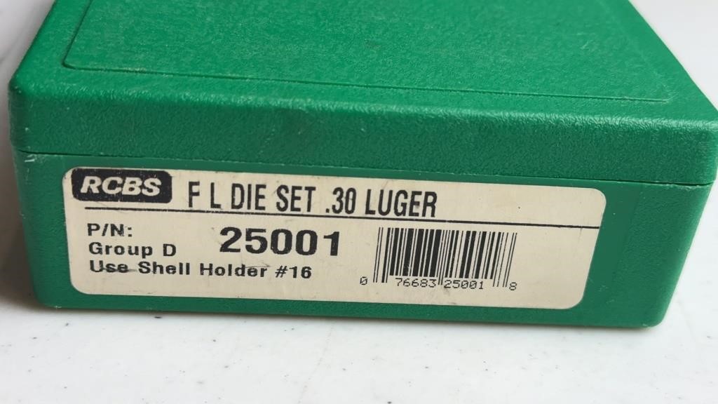 .30 Luger RCBS F L Die Set #25001