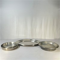 Assortment of Aluminum Cooking Pans