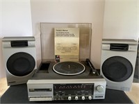 Emerson Turntable AM/FM Cassette with Speakers