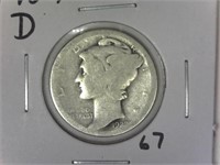 1927-D Mercury Dime