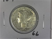 1927 Mercury Dime