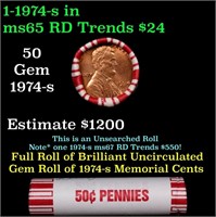 1-10 FREE BU RED Penny rolls with win of this 1974