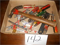 Tools, hammer, wrenches, pliers, screwdrivers