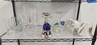 Glassware Shelf lot