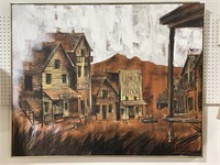 LEE REYNOLDS "THE LONG BRANCH SALOON" PAINTING