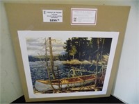 The Canoe Tom Thompson 489/777 Unframed