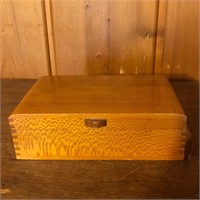Art Deco Wood Dresser Box