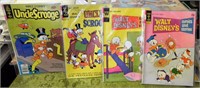 (4) Vtg Uncle Scrooge and Walk Disney Golden Key