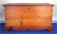 Dovetailed Pine Quilt Display Chest