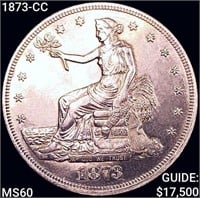 1873-CC Silver Trade Dollar UNCIRCULATED