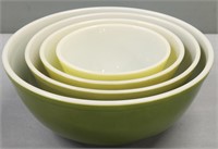 Pyrex Mixing Bowls Graduated Glass Bakeware