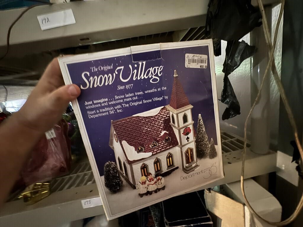 ORIGINAL DEPT. 56 SNOW VILLAGE