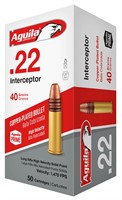 Aguila 1B220320 Interceptor High Velocity 22 LR 40