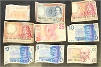 Worldwide Paper Money, mostly late 20th century