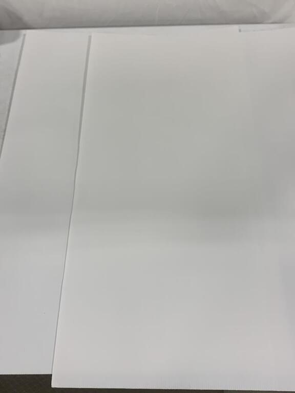 CORRUGATED PLASTIC SHEETS 24x36x1/8IN 2SHEETS