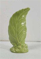 Vintage Haeger Leaf floral vase chip on one side