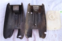 LOT OF 2 TANK HOLDERS AND A NOS TANK