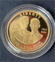 2003 wright Brothers gold coin (ten dollar coin)