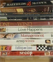 A group of dvd's