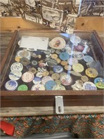 alaska button collection with shadow box
