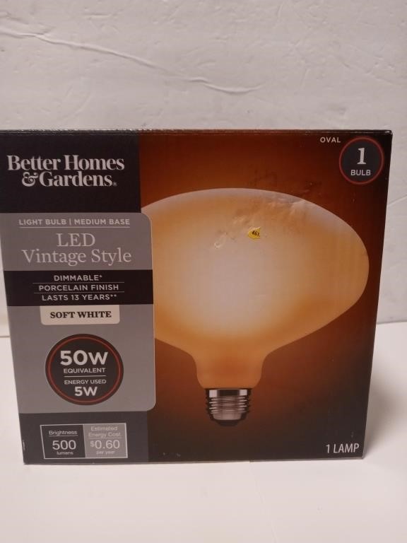 Better Homes & Garden LED vintage style 50 w soft