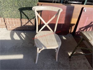 (4) WOODEN DINING CHAIRS