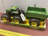 JD Monster Treads Tractor & Wagon