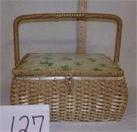 sewing basket/contents