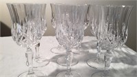 Crystal Wine Glasses- Set of 8