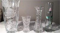 Crystal/Assorted Vases