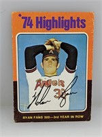 1975 Topps Nolan Ryan Highlights