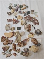 Assorted lot of rocks and minerals