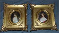 (2) Hutschenreuther Oval Porcelain Plaques, Wagner