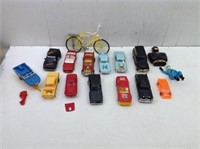 Junkyard Plastic Car Models w/ Misc Plastic Toy