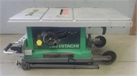 Hitachi C10FR Table Saw on Collapsible Stand