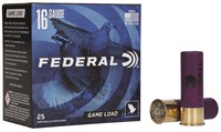 Federal H1608 GameShok Upland 16 Gauge 2.75 1 oz 1