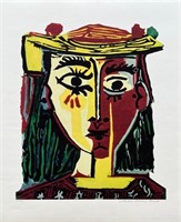 BUST OF A WOMAN WITH HAT Picasso Giclee