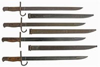 (4) JAPANESE BAYONETS FOR TYPE 30, 39, 99 RIFLES